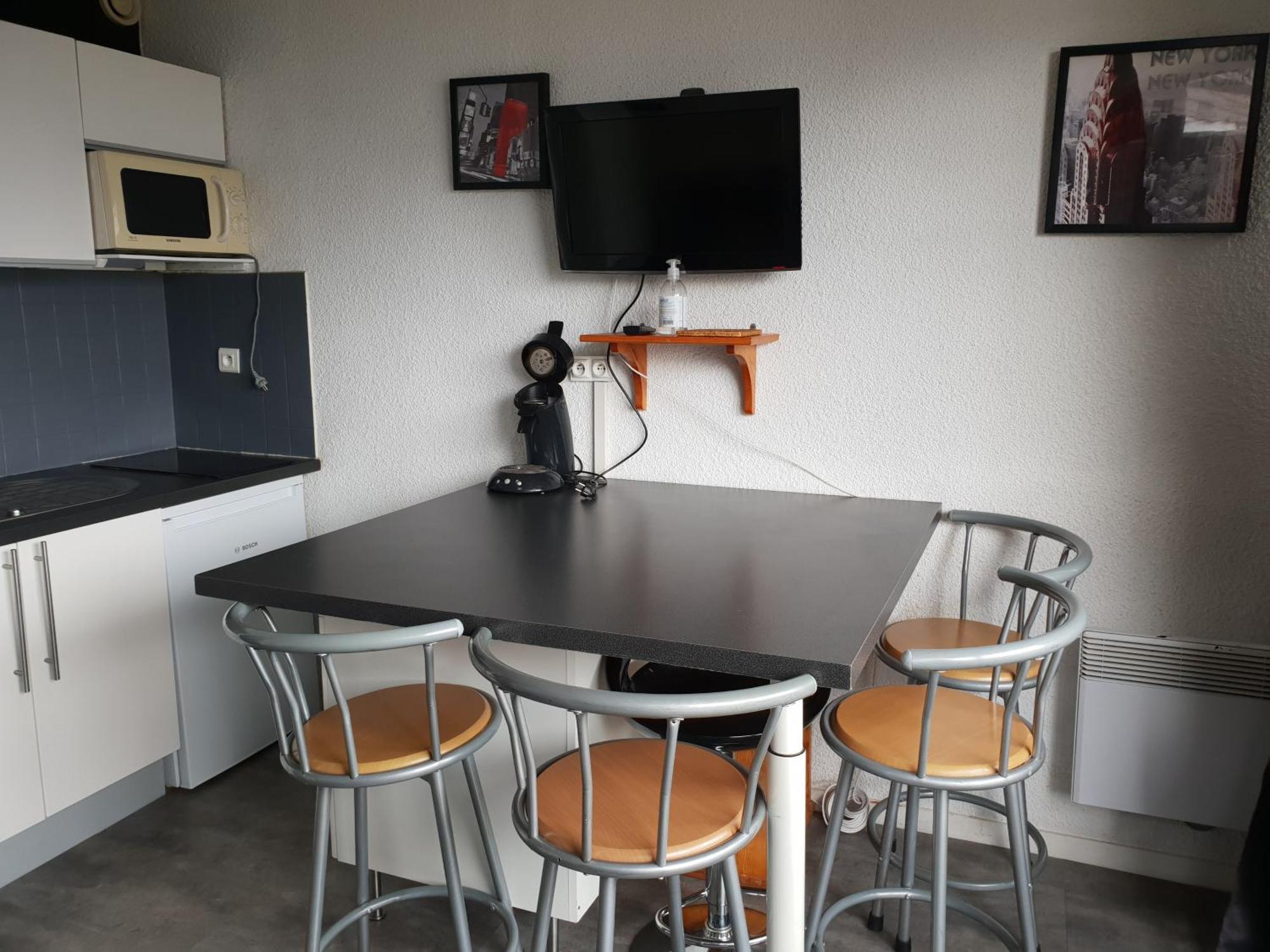 Studio 4/5 Couchages Puy Saint Vincent 1600 Apartment Puy-Saint-Vincent Bagian luar foto